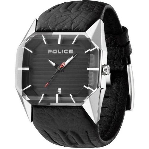 Police Vector Uhr schwarz