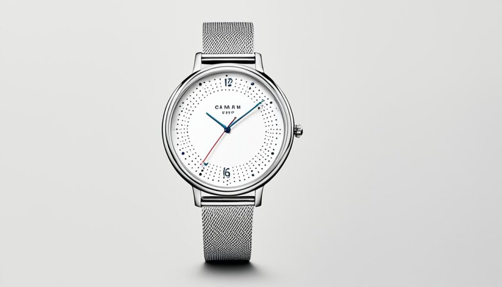 Damen Uhr mit minimalistischem Zifferblatt Design Damen Uhr mit minimalistischem Zifferblatt Design