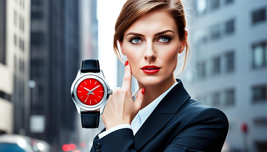 Frauen Uhr mit Panikfunktion Frauen Uhr mit Panikfunktion