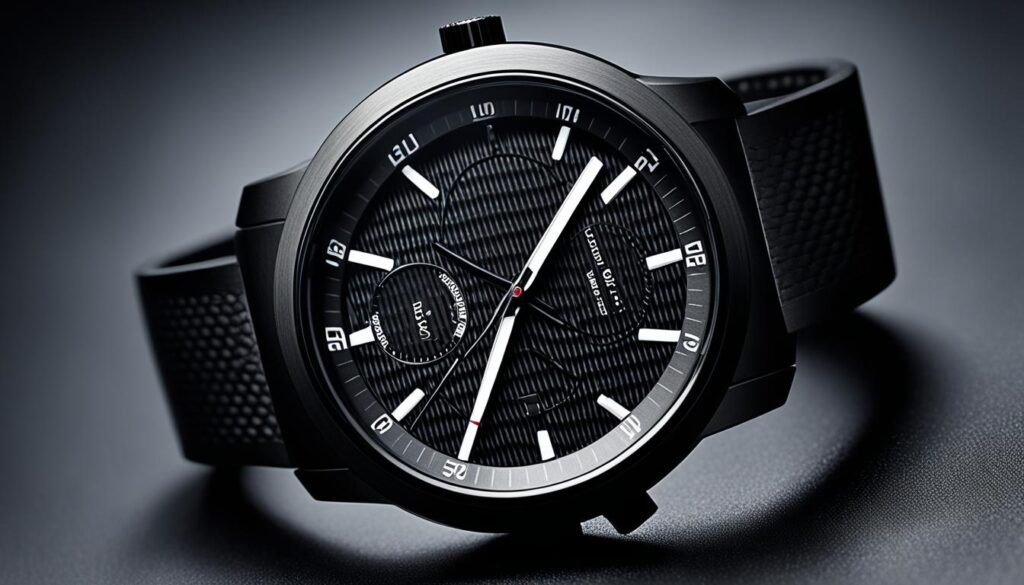 Stilvolle Carbon Armbanduhr Stilvolle Carbon Armbanduhr