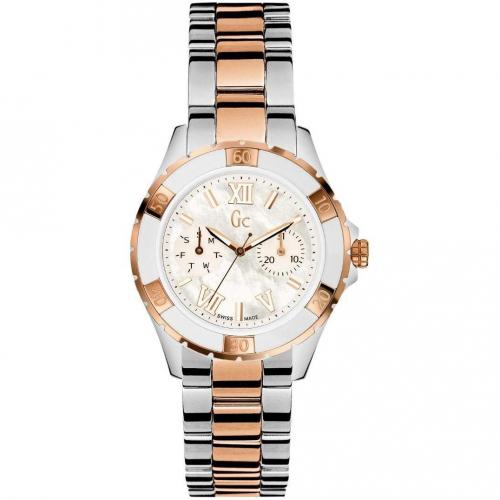 Uhr weiß/silber/roségold von Gc Watches