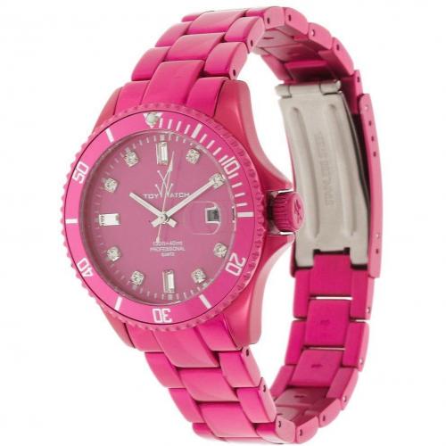 Uhr pink mit Datumsanzeige von ToyWatch