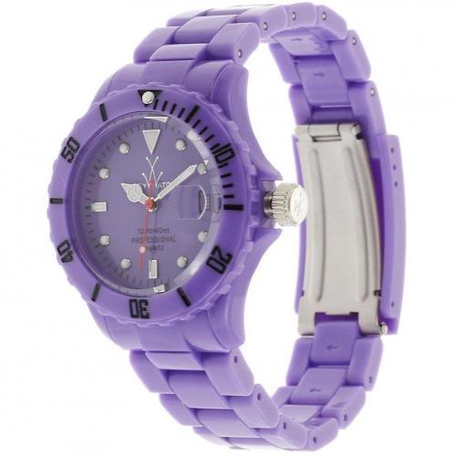 Uhr violet im Plastik-Keramik-Look von ToyWatch
