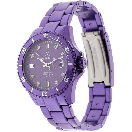 Uhr violet mit Mineralglas von ToyWatch
